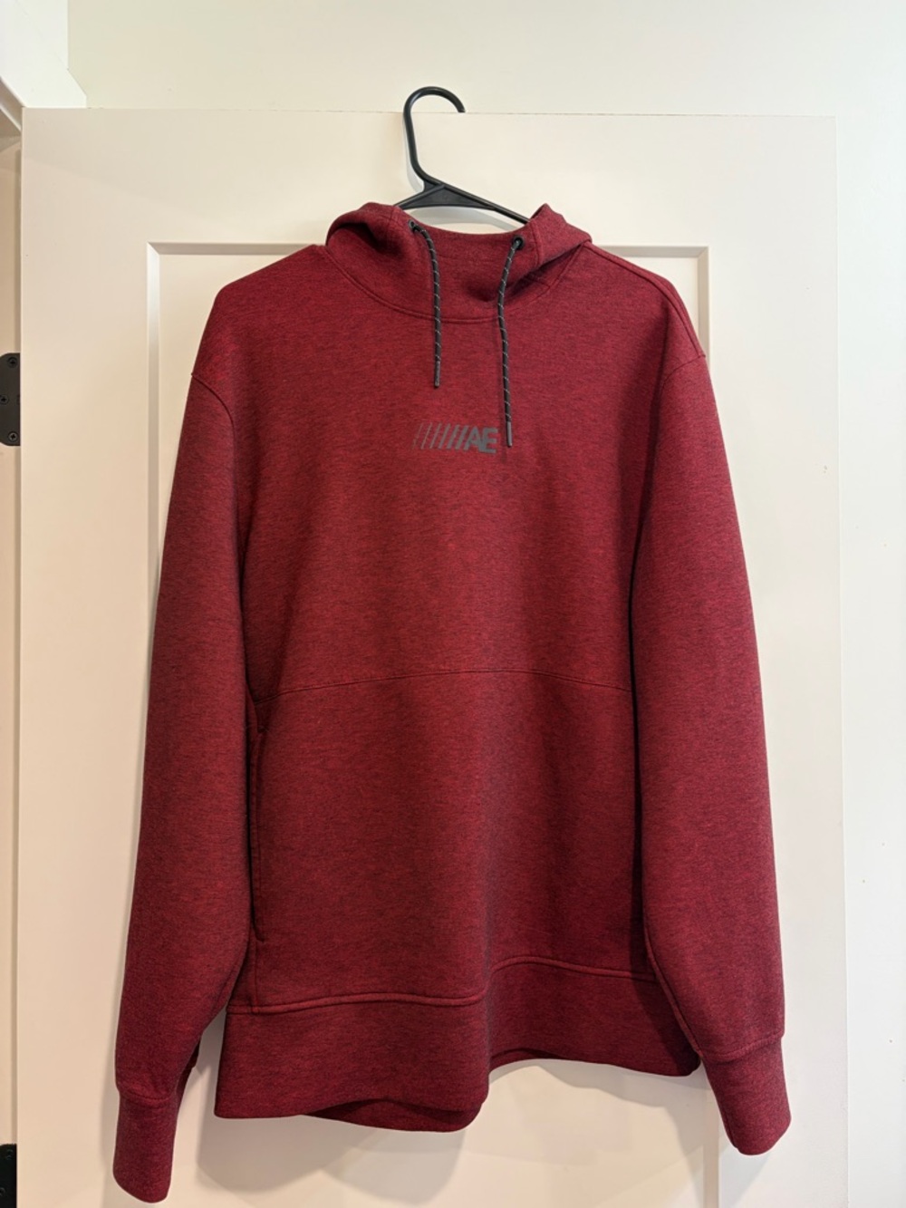 American Eagle Outfitters Burgundy Hooded Sweatshirt